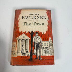 The Town William Faulkner First Printing 1957 Domestic Fiction Book Hardcover DJ